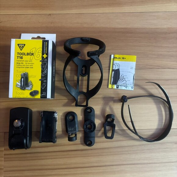 Topeak Ninja Master+ Toolbox T16 and Topeak Master+ Cage X - Picture 2 of 12